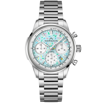 Freedom Chrono Enjoy Life "Sprinkles" Light Blue Dial Watch | 40MM | N2201.19S04.A01.S01