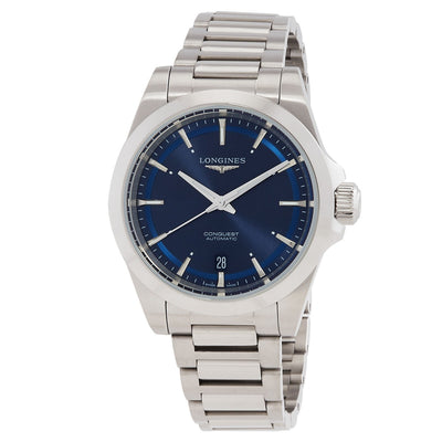 Conquest Automatic Sunray Blue Dial Watch | 38MM | L3.720.4.92.6