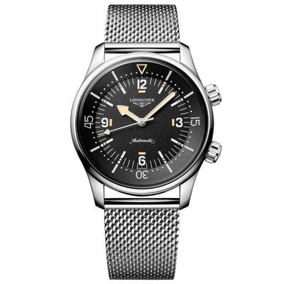 Legend Diver Automatic Black Dial Watch | 42MM | L3.795.4.59.9