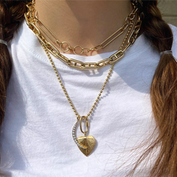 Chunky Layered Gold Chains
