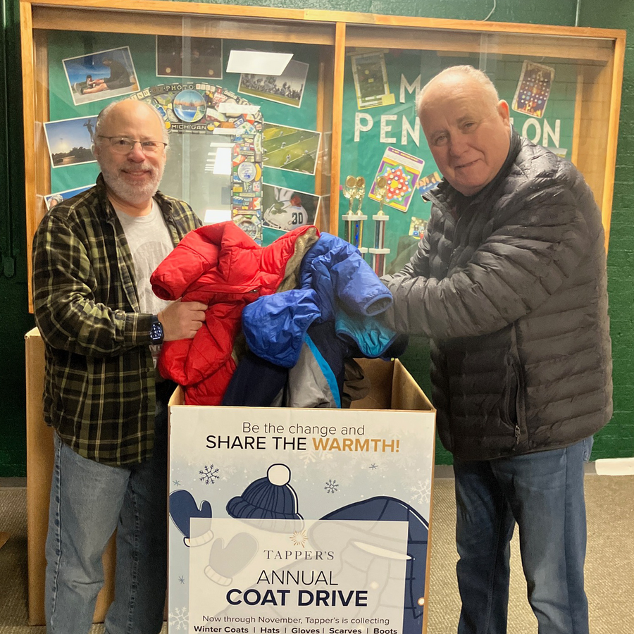 Howard Tapper Collecting Coats for Tapper's Annual Coat Drive