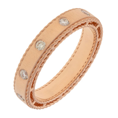 14K Rose Gold Diamond Ring