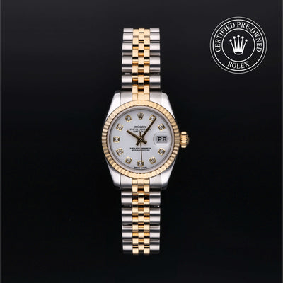 26MM  18K OYST/W LADY-DATEJUST Watch