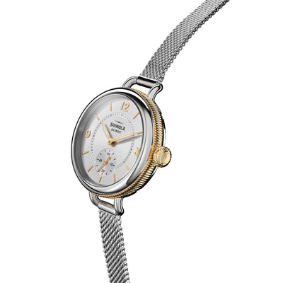 34MM Birdy in Stainless Steal with Gold PVD Detailing