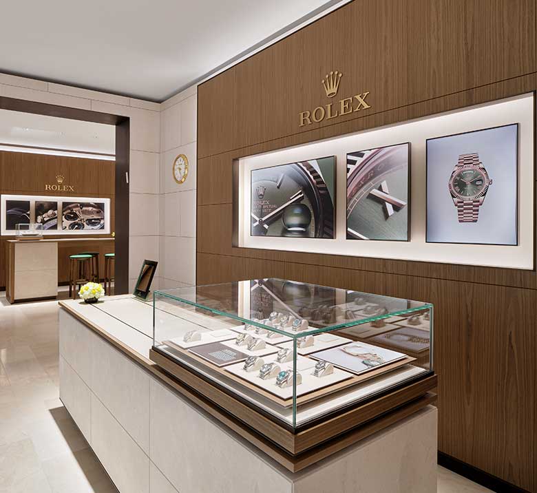 Rolex shop jewelry store