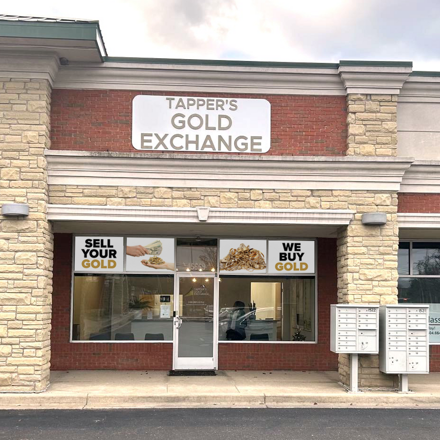 Storefront of Tapper's Gold Exchange in Shelby Township