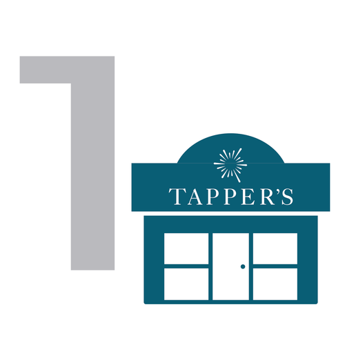 A number 1 next to an icon of a Tapper's Jewelry store