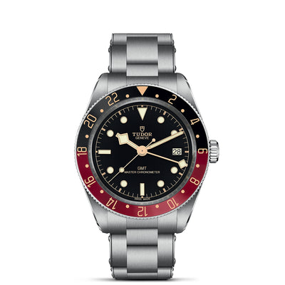 Black Bay 58 GMT 39mm Black and Burgundy Bezel