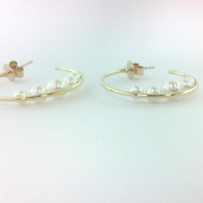 14 KARAT GOLD AND PEARL EARRINGS - Tapper's Jewelry 