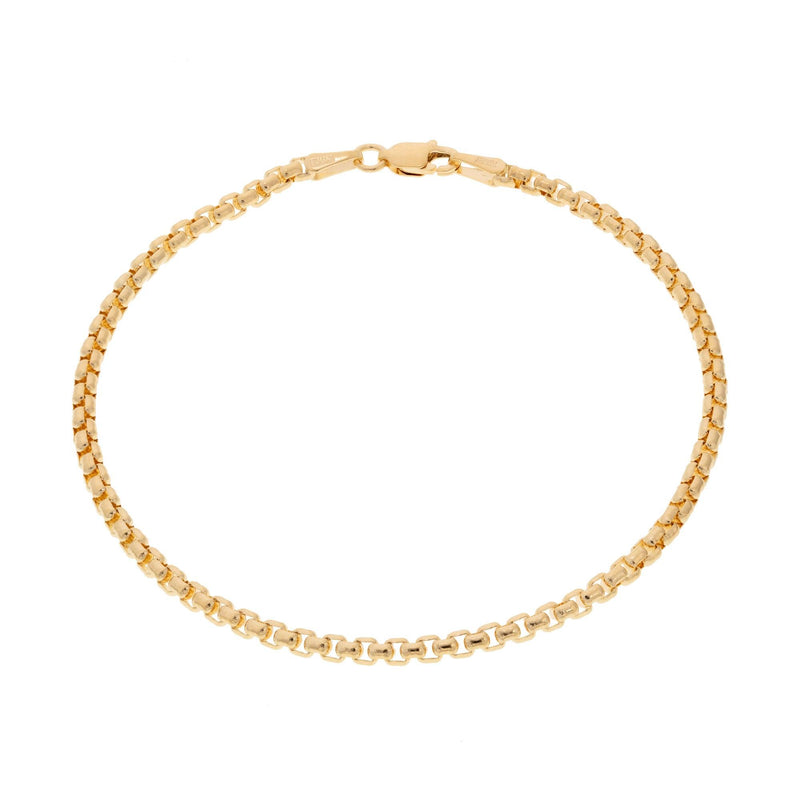 Solid 14K Gold Christian Twisted Snake Chain Bracelet | Fine Jewelry |  Adornmonde
