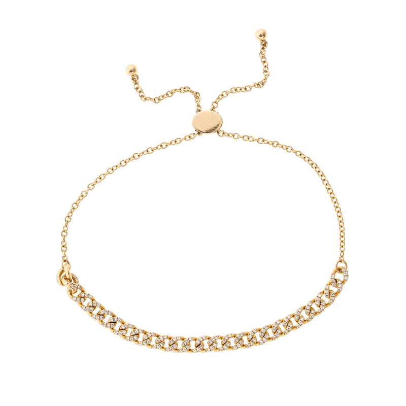 14K Gold Thin Flat Oval Link Bracelet, Large Size Link ~ In Stock! – Nana  Bijou