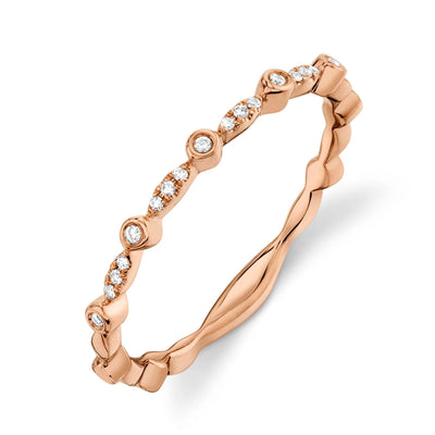 14 KARAT GOLD DIAMOND BAND - Tapper's Jewelry 