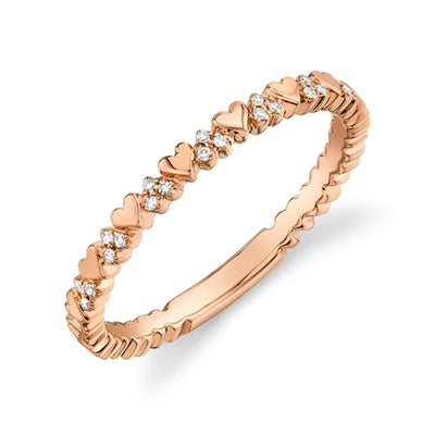 14 KARAT GOLD DIAMOND BAND - Tapper's Jewelry 