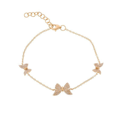 14 KARAT GOLD DIAMOND BRACELET - Tapper's Jewelry 