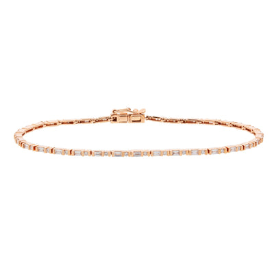 14 KARAT GOLD DIAMOND BRACELET - Tapper's Jewelry 