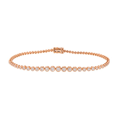 14 KARAT GOLD DIAMOND BRACELET - Tapper's Jewelry 