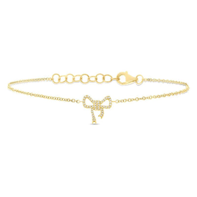 14 KARAT GOLD DIAMOND BRACELET - Tapper's Jewelry 