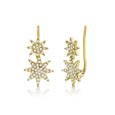 14 KARAT GOLD DIAMOND EARRINGS - Tapper's Jewelry 