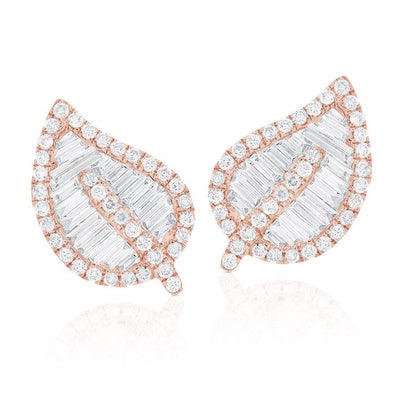 14 KARAT GOLD DIAMOND EARRINGS - Tapper's Jewelry 