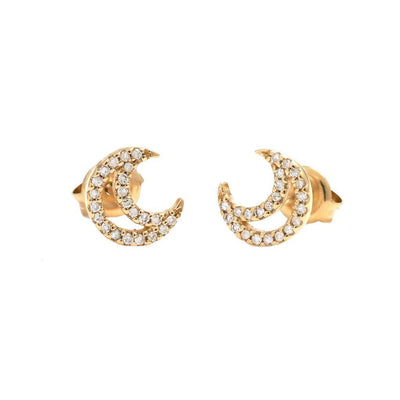 14 KARAT GOLD DIAMOND EARRINGS - Tapper's Jewelry 