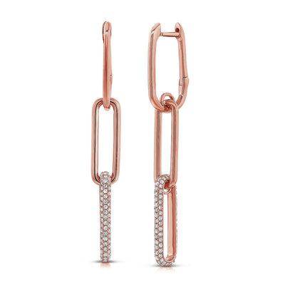 14 KARAT GOLD DIAMOND EARRINGS - Tapper's Jewelry 