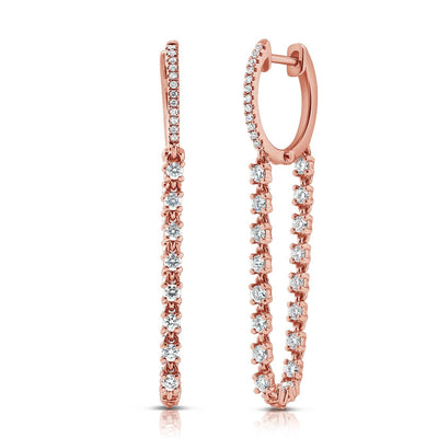 14 KARAT GOLD DIAMOND EARRINGS - Tapper's Jewelry 