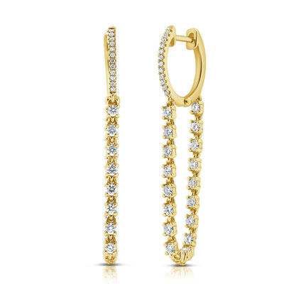 14 KARAT GOLD DIAMOND EARRINGS - Tapper's Jewelry 
