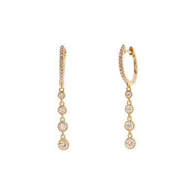 14 KARAT GOLD DIAMOND EARRINGS - Tapper's Jewelry 