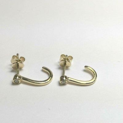 14 KARAT GOLD DIAMOND EARRINGS - Tapper's Jewelry 