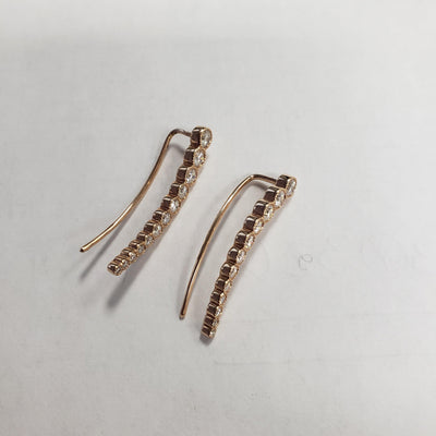 14 KARAT GOLD DIAMOND EARRINGS - Tapper's Jewelry 