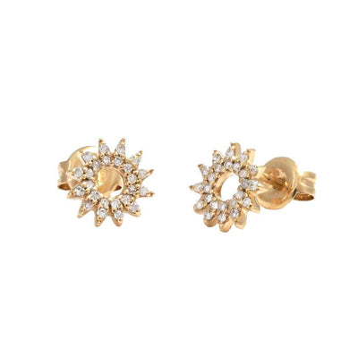14 KARAT GOLD DIAMOND EARRINGS - Tapper's Jewelry 