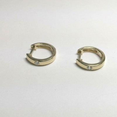 14 KARAT GOLD DIAMOND EARRINGS - Tapper's Jewelry 