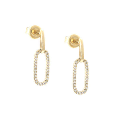14 KARAT GOLD DIAMOND EARRINGS - Tapper's Jewelry 