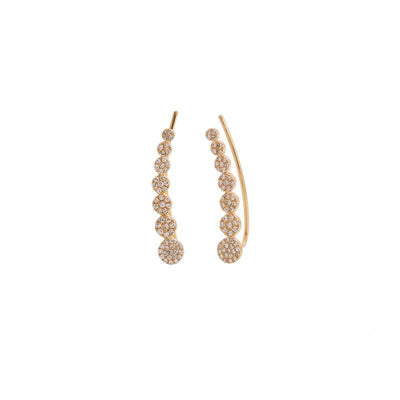14 KARAT GOLD DIAMOND EARRINGS