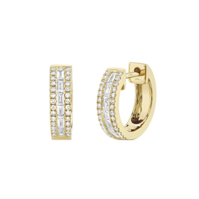 14 KARAT GOLD DIAMOND EARRINGS - Tapper's Jewelry 