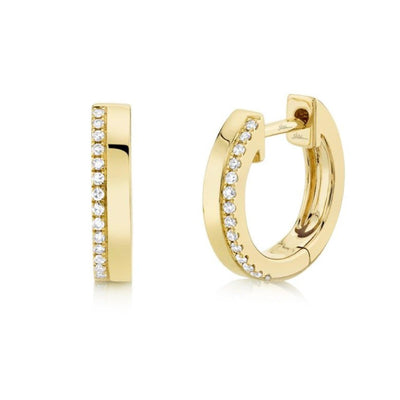14 KARAT GOLD DIAMOND EARRINGS