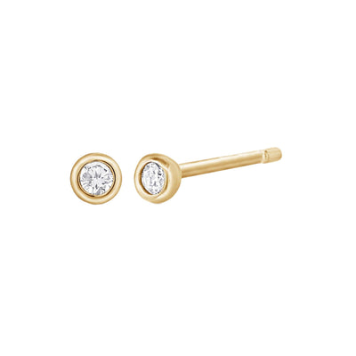 14 KARAT GOLD DIAMOND EARRINGS - Tapper's Jewelry 