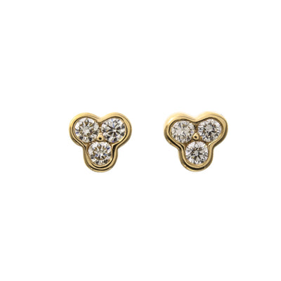 14 KARAT GOLD DIAMOND EARRINGS