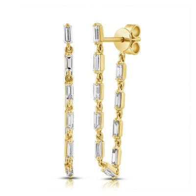 14 KARAT GOLD DIAMOND EARRINGS - Tapper's Jewelry 