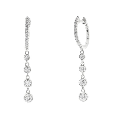 14 KARAT GOLD DIAMOND EARRINGS