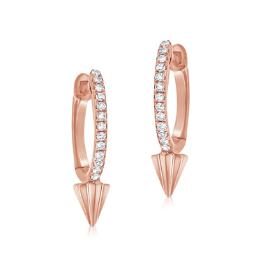 14 KARAT GOLD DIAMOND EARRINGS - Tapper's Jewelry 