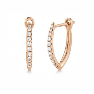 14 KARAT GOLD DIAMOND EARRINGS