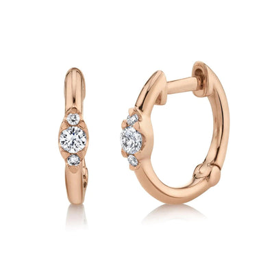 14 KARAT GOLD DIAMOND EARRINGS - Tapper's Jewelry 