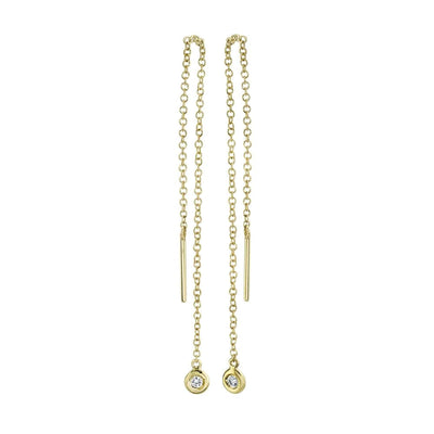 14 KARAT GOLD DIAMOND EARRINGS - Tapper's Jewelry 