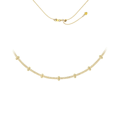14 KARAT GOLD DIAMOND NECKLACE - Tapper's Jewelry 
