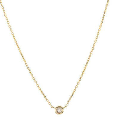 14 KARAT GOLD DIAMOND NECKLACE - Tapper's Jewelry 