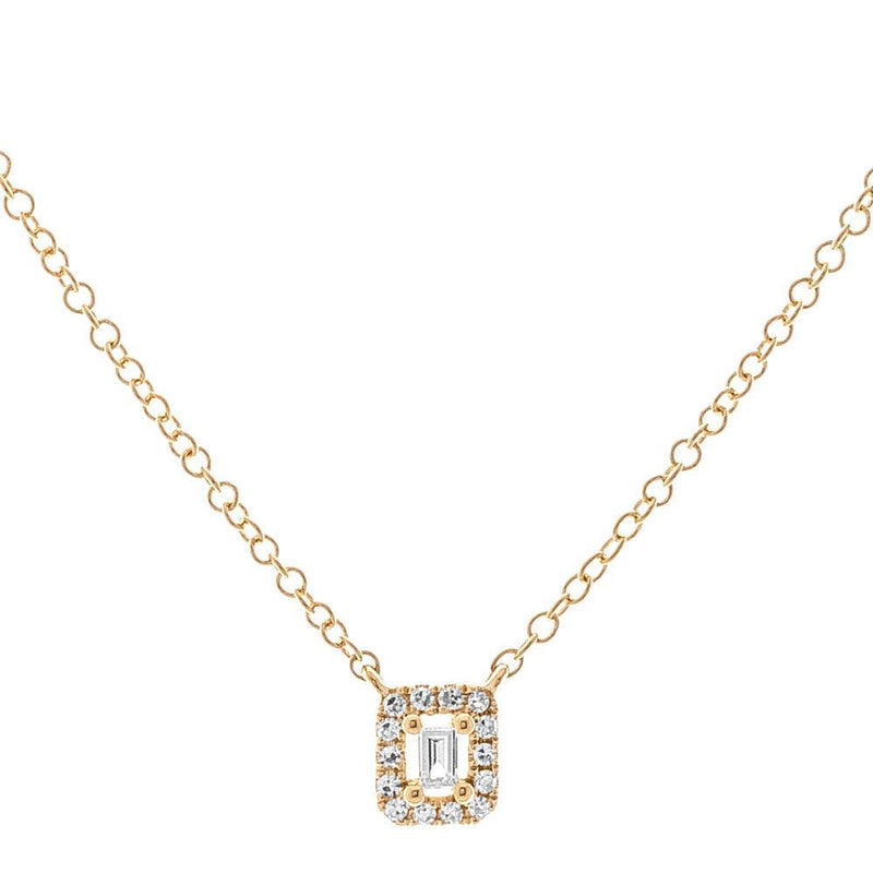 14 KARAT GOLD DIAMOND NECKLACE - Main Image