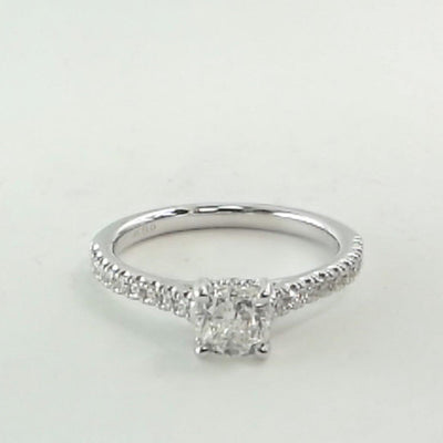 14 KARAT GOLD DIAMOND PAVE ENGAGEMENT RING - Tapper's Jewelry 