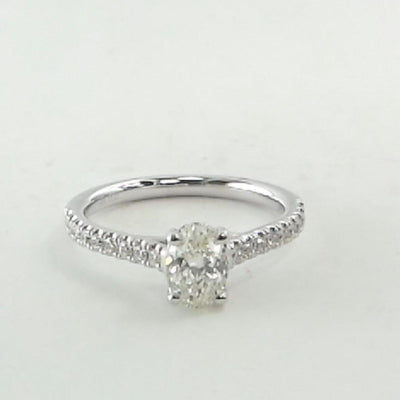 14 KARAT GOLD DIAMOND PAVE ENGAGEMENT RING - Tapper's Jewelry 