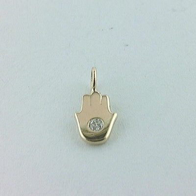 14 KARAT GOLD DIAMOND PENDENT - Tapper's Jewelry 